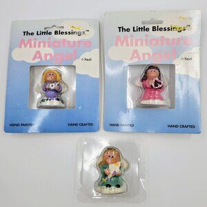 Miniature Angel Figurines The Little Blessings Suzi Skoglund Lot Of 3 Read